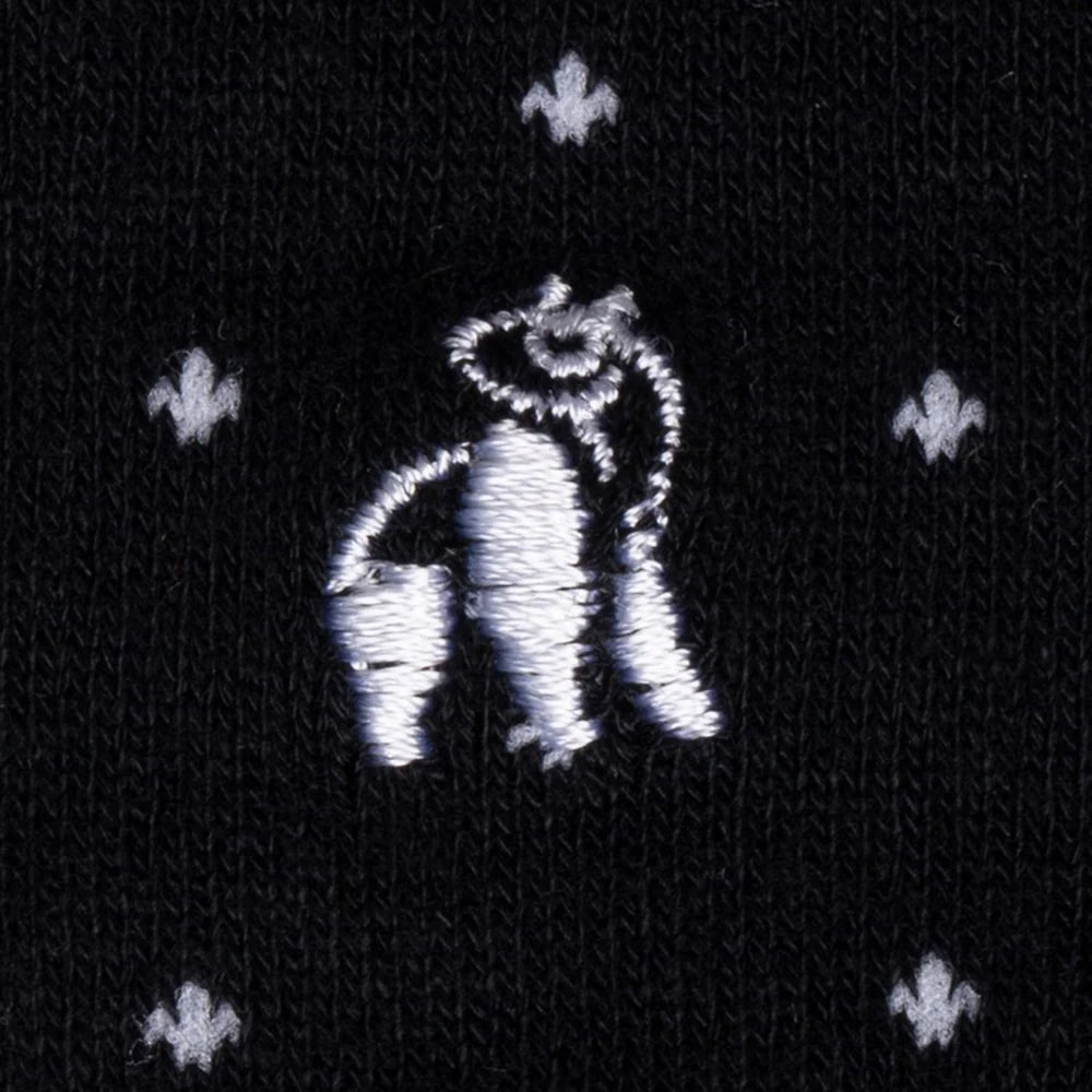 Black White Spot Bamboo Socks – Swole Panda