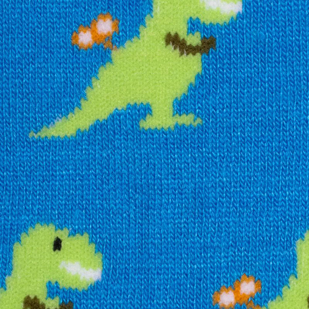 Swole Panda T-Rex Bamboo Socks – Blue