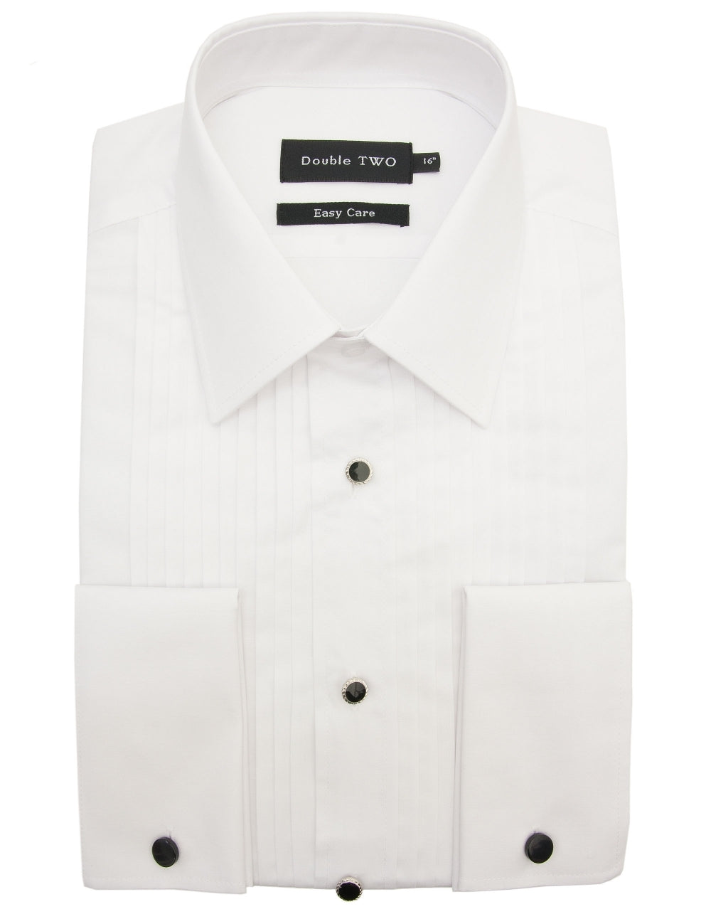 Stitch Pleat Dress Shirt with Classic Collar