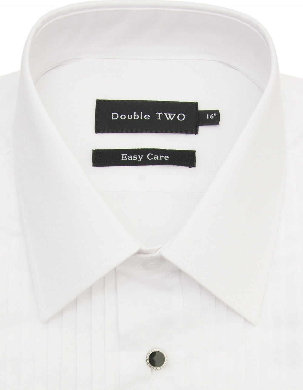 Stitch Pleat Dress Shirt with Classic Collar