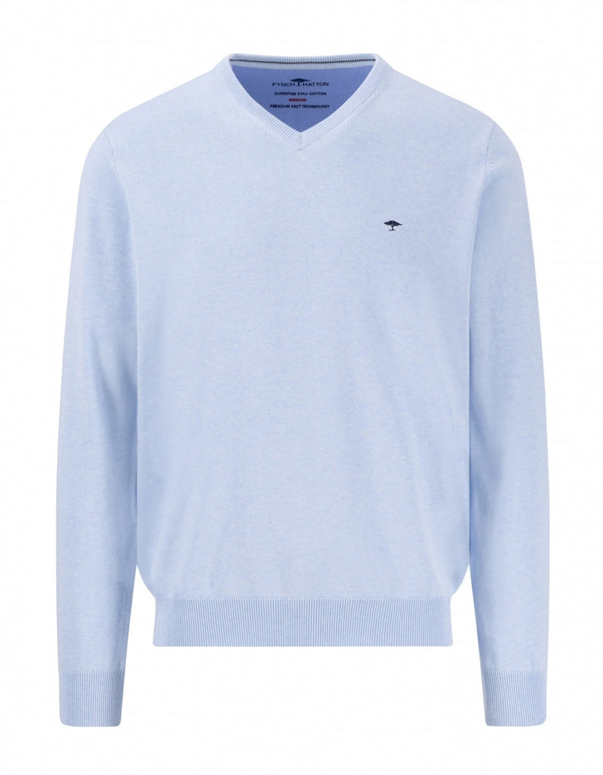 Superfine Cotton V Neck - Summer Breeze