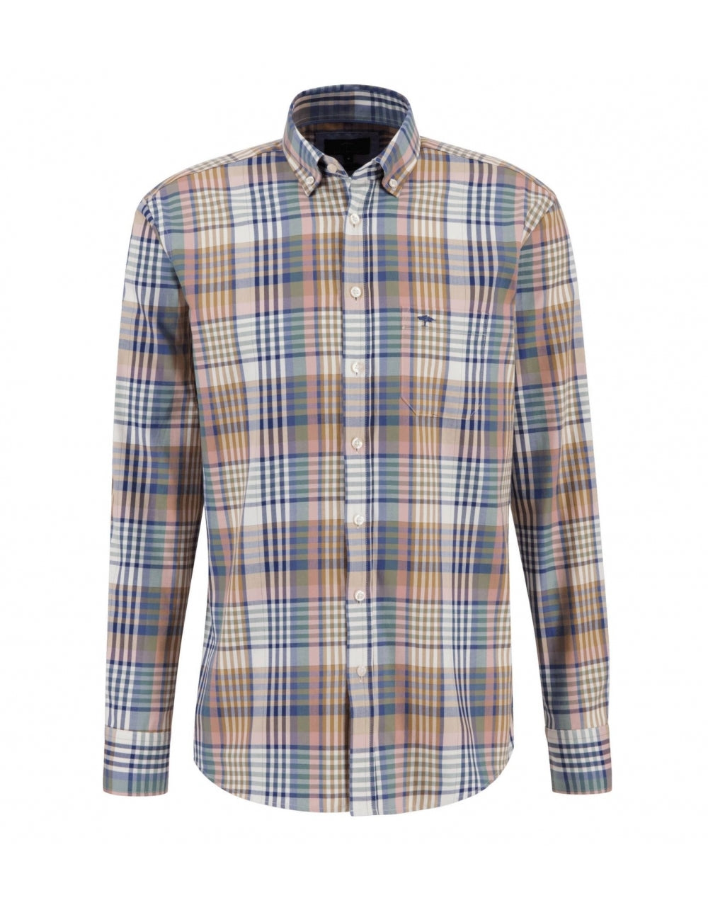 Fynch-Hatton - Supersoft Check Shirt - Green Check