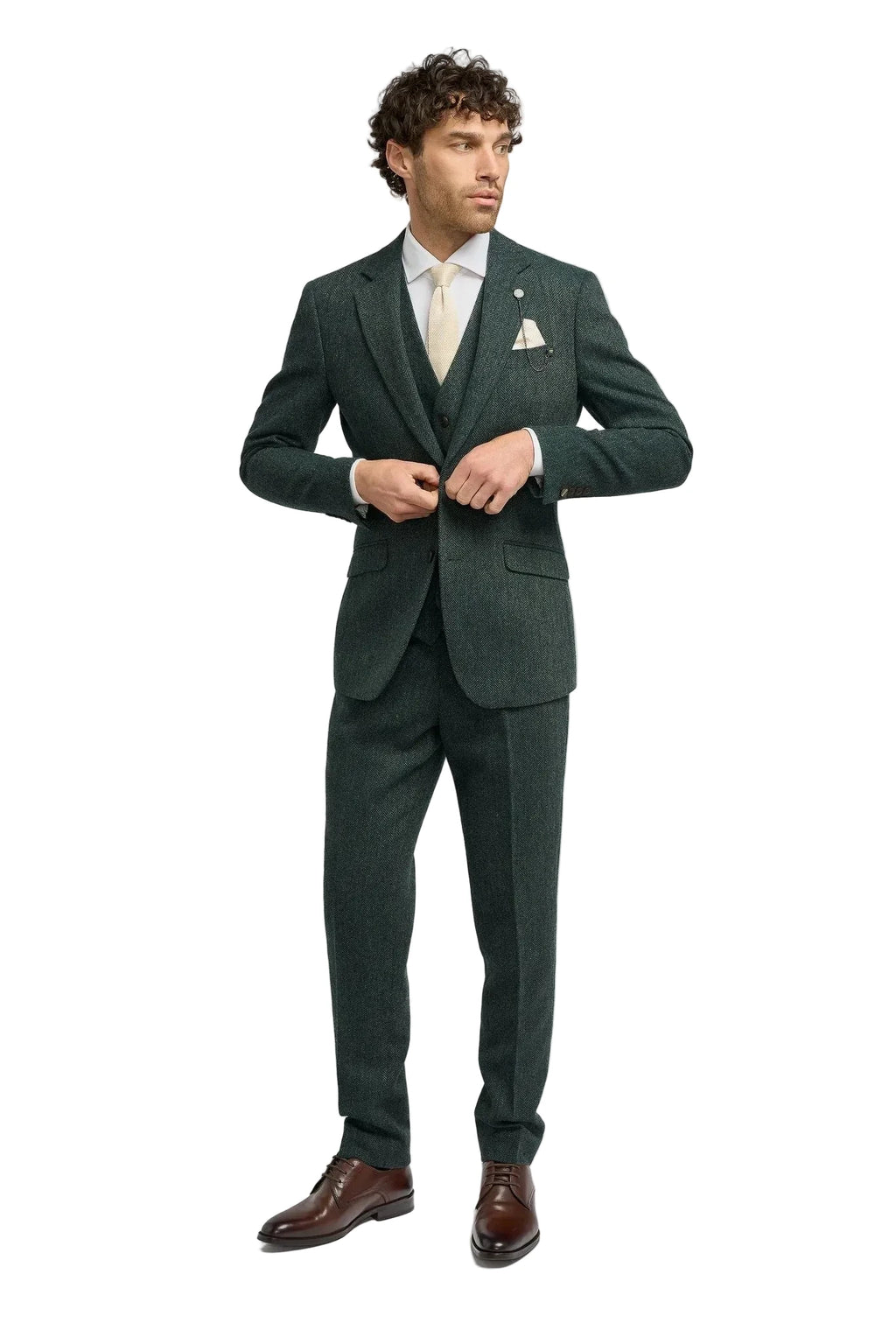 Cavani Thomas Tweed Jacket – Lush Olive