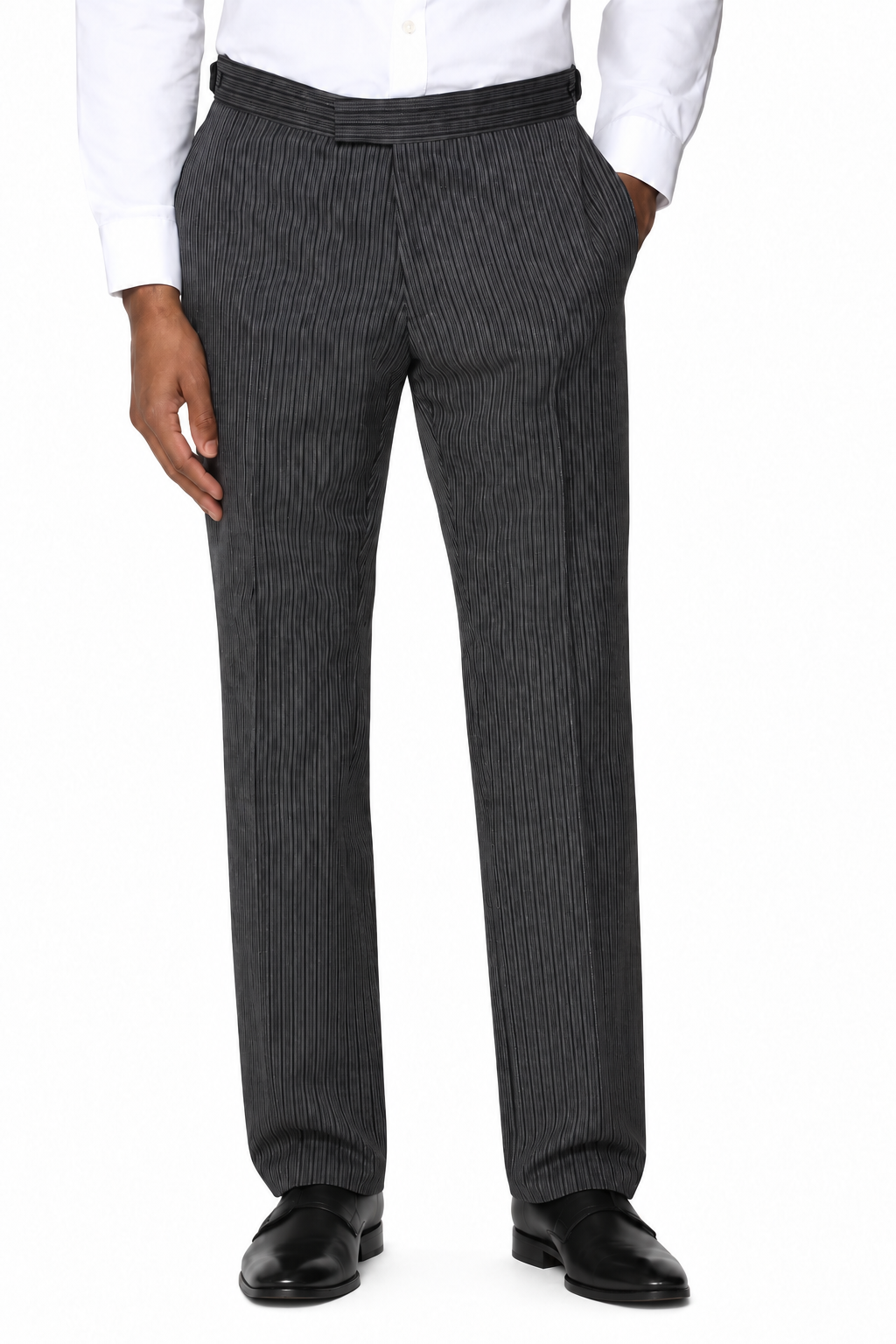 Classic Masonic Stripe Trouser - Grey